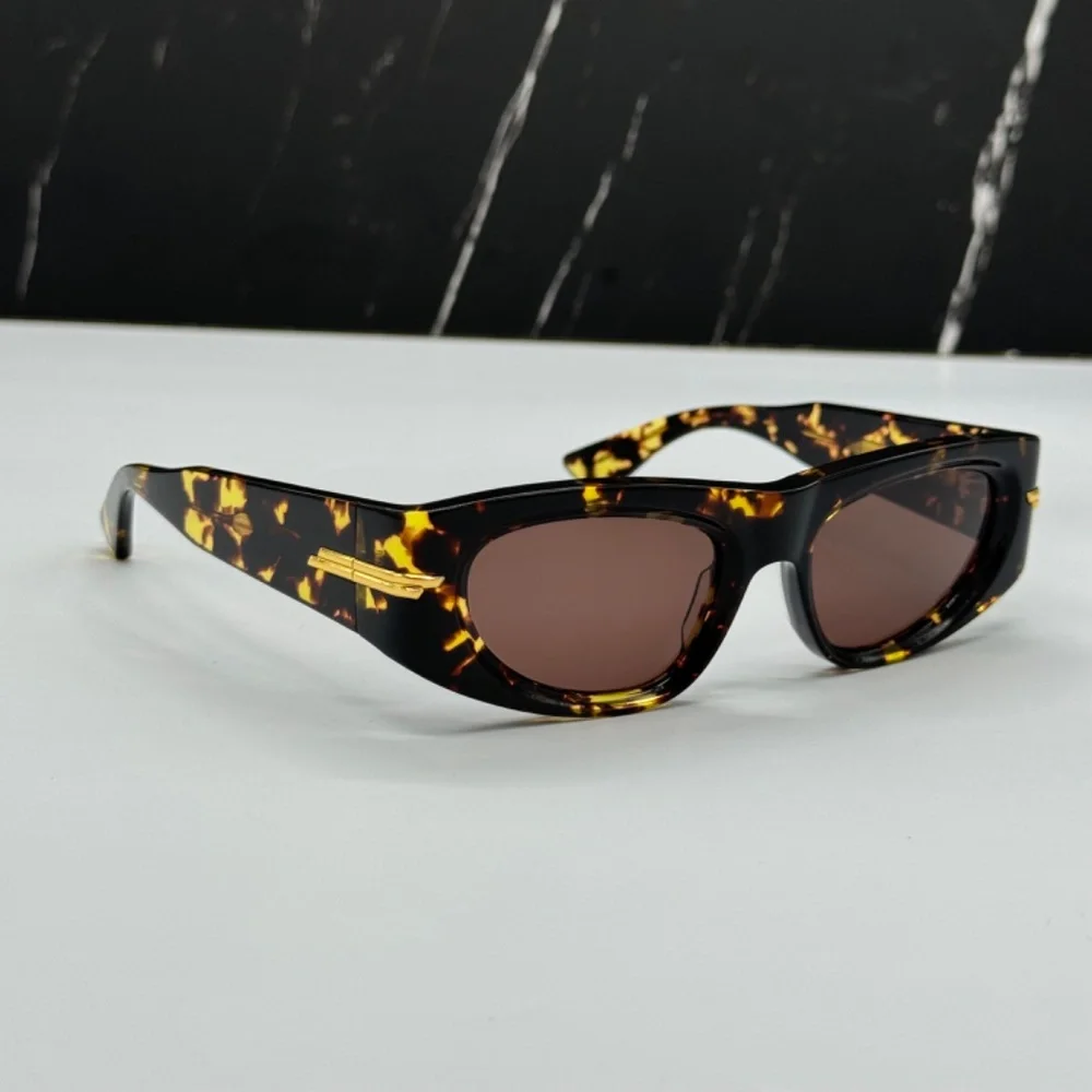 NEW BV1144S 002 BOTTEGA VENETA BROWN HAVANA CAT EYE WOMEN SUNGLASSES